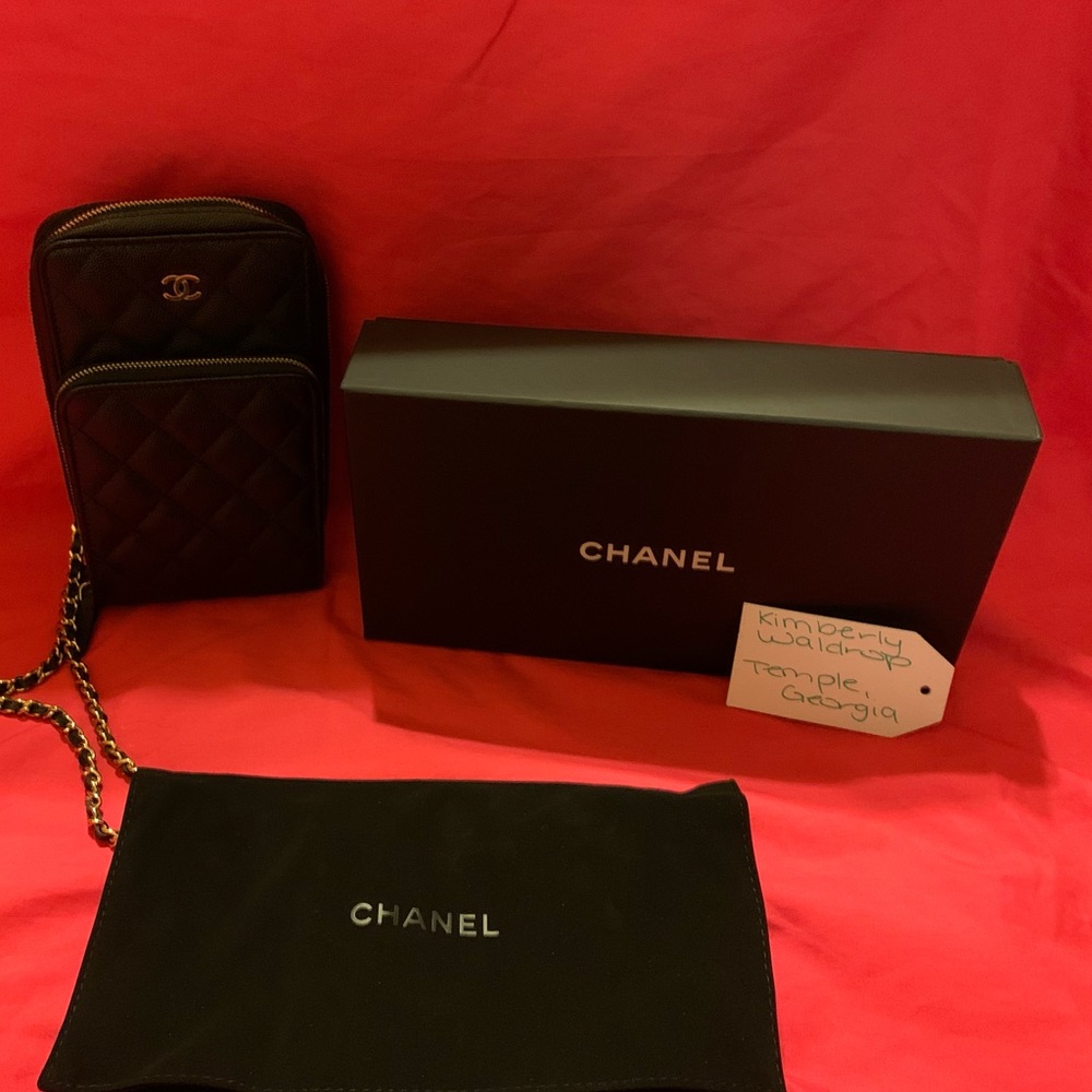 Authentic Chanel Phone Holder